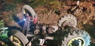 Traktor przygniótł dwie osoby. Zginął 17-latek oraz 60-letni mężczyzna