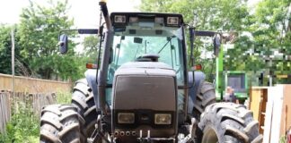 Ciągnik skradziony we Francji, odnaleziony pod Sandomierzem