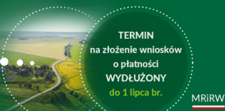 Więcej czasu na złożenie wniosków o płatności