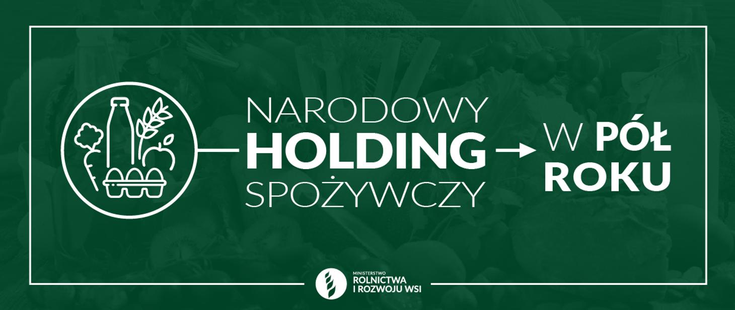 Narodowy Holding Spożywczy powstanie w pół roku
