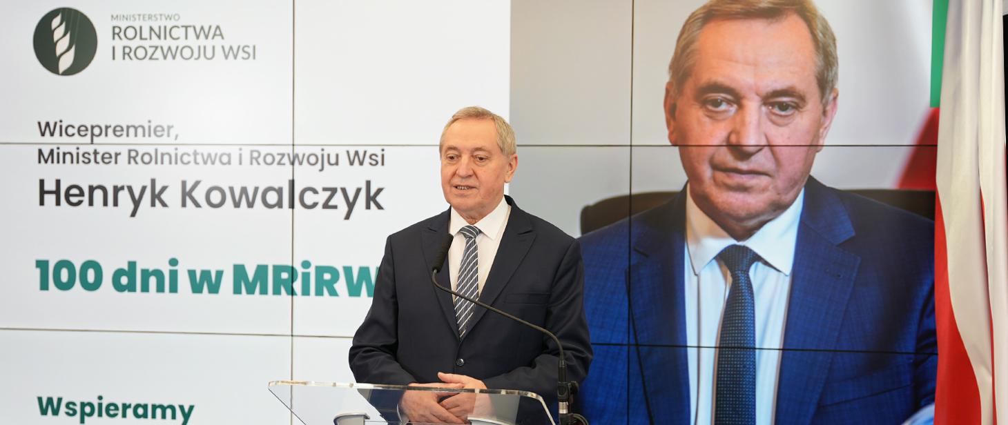 Minister podsumował 100 dni swoich rządów. Co na to protestujący rolnicy?