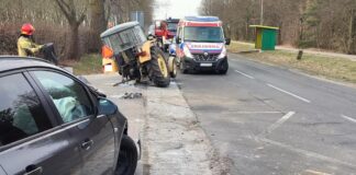 Nieszczęsny skręt w lewo. Ursusowi odpadło koło