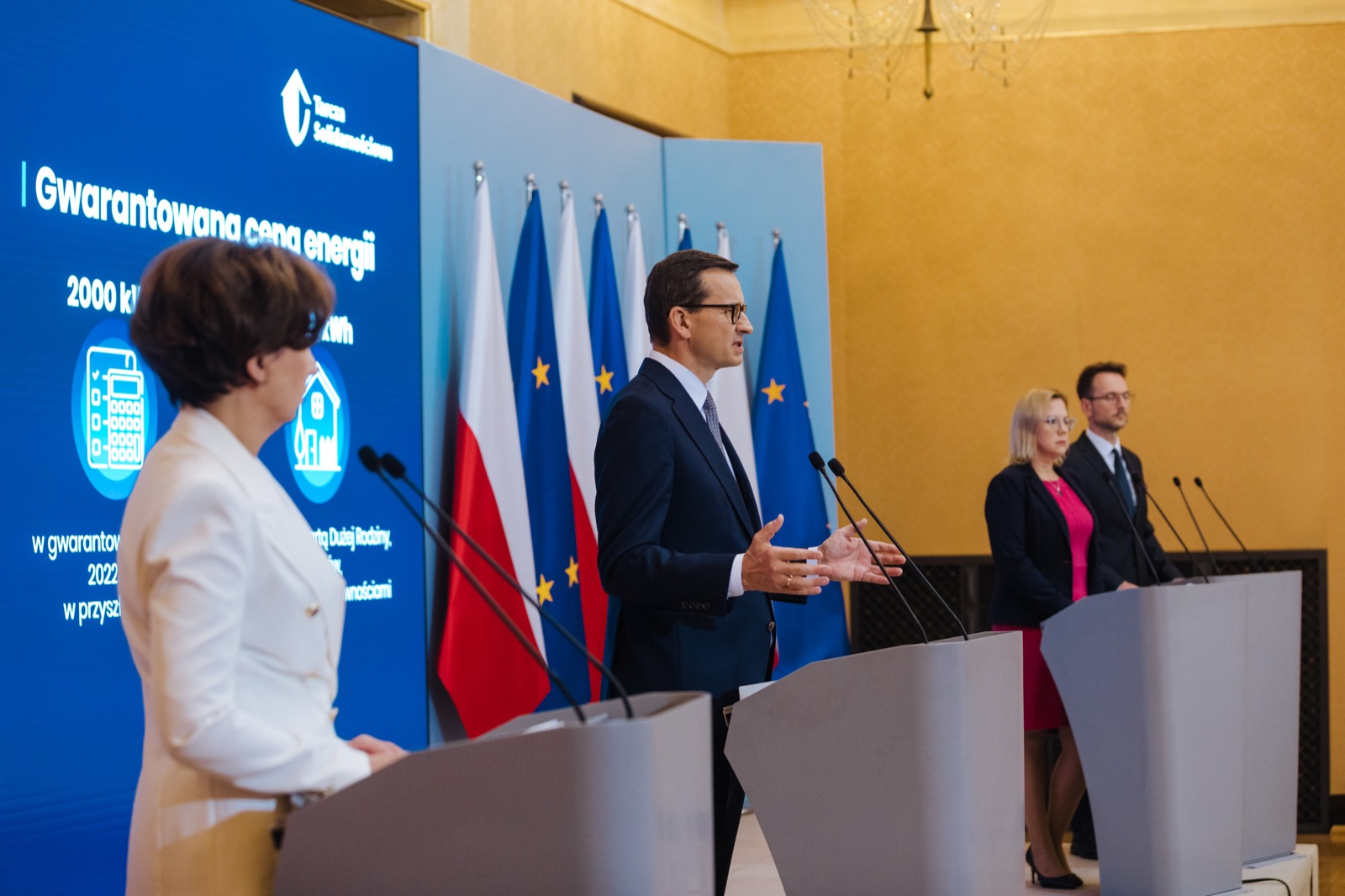 Premier ogłosił Tarczę Solidarnościową, która ma chronić Polaków przed gwałtownymi wzrostami cen energii