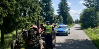 Traktorem uciekał przed policją. Alkomat nie był w stanie zmierzyć wyniku