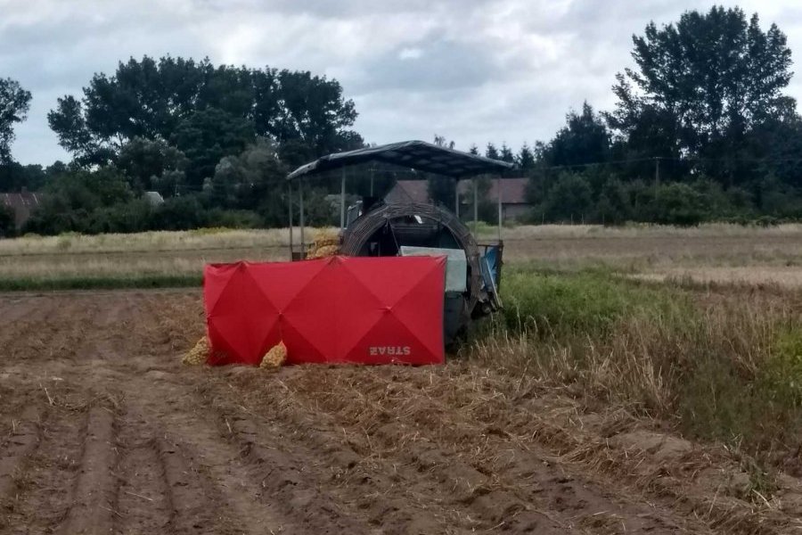 Śmiertelny wypadek przy wykopkach ziemniaków