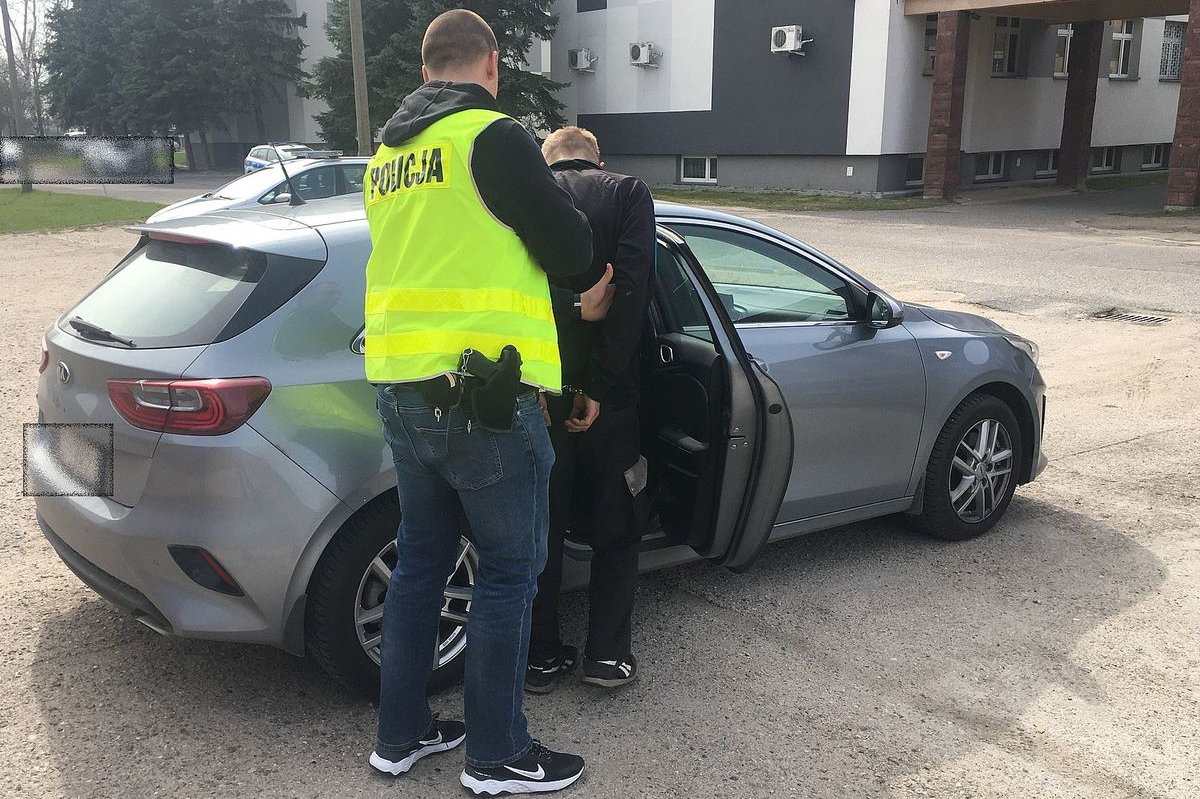 Złodzieje ciągnika rolniczego zatrzymani. Fot.: KPP w Sieradzu