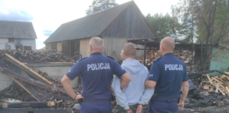 Podpalił budynki gospodarcze. Straty na 100 tysięcy złotych!