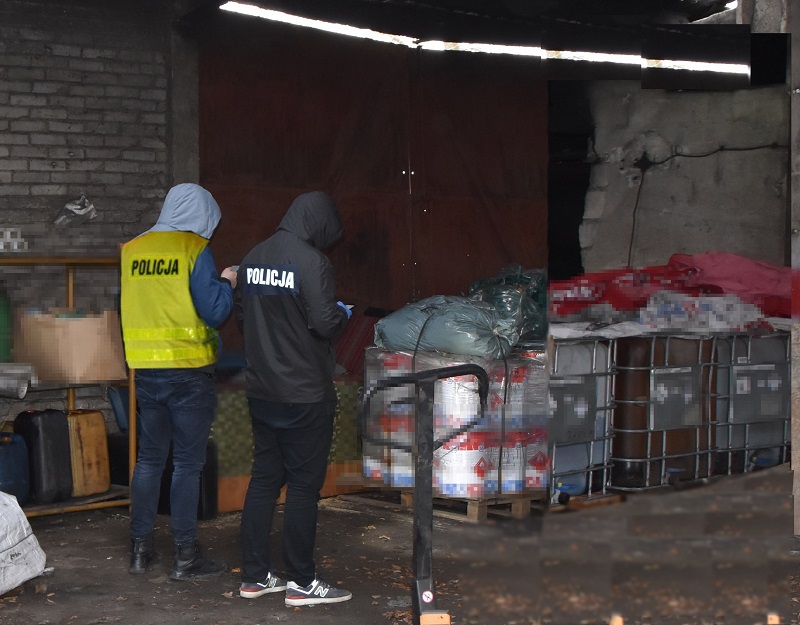Ponad 3 tysiące litrów groźnych odpadów zostawiono w gospodarstwie
