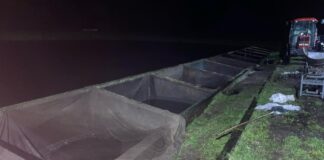 Złodzieje złapani na gorącym uczynku. W workach mieli prawie 200 kilogramów ryb!