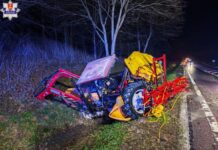 Uderzyła w Ursusa na prostej drodze! Trzy osoby trafiły do szpitala