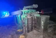 Miał blisko 2,5 promila i staranował kombajn. Może stracić równowartość auta