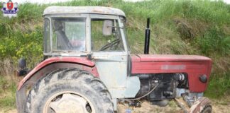 70-latek przygnieciony przez ciągnik rolniczy. Zmarł na miejscu