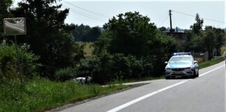 Traktorzysta wymusił pierwszeństwo na motocykliście