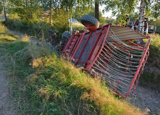 Nie żyje rolnik przygnieciony przez ciągnik