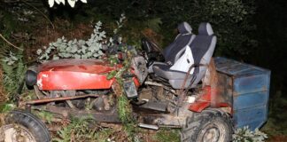 Ciągnik samoróbka przewrócił się i zmiażdżył kierowcę