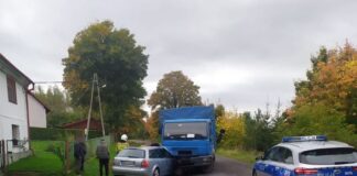 Audi wjechało wprost pod ciężarówkę z bydłem