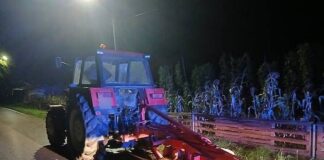 Pług, 3 promile i… pytanie policjantów o drogę do domu. Rolnik wpadł jak śliwka w kompot