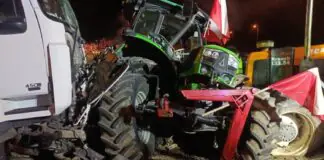 Zbiórka na ciągnik zniszczony podczas strajku w Rogowie!