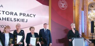 Prezes KRUS dr Aleksandra Hadzik laureatką Nagrody Głównego Inspektora Pracy im. Haliny Krahelskiej