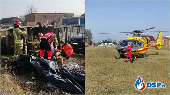 Zginął starszy mężczyzna, który próbował ugasić płonącą trawę