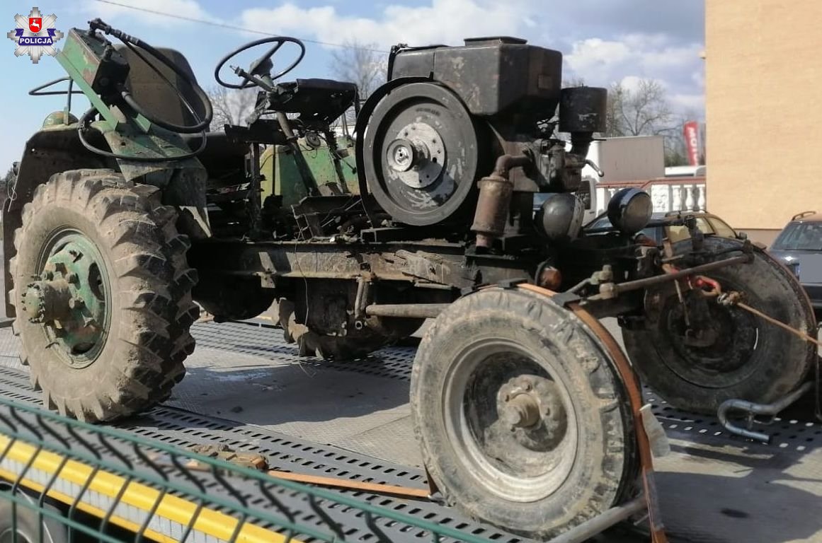 Pijany traktorzysta samoróbką bez świateł szarżował po mieście