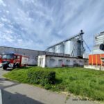 Pożar rzepaku w silosie. W środku było około 1000 ton ziarna