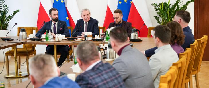 Rozmowy w ministerstwie ze związkowcami i młodymi rolników - Sytuacja na rynku zbóż, Rynek zbóż, Ekoschematy, Dopłaty