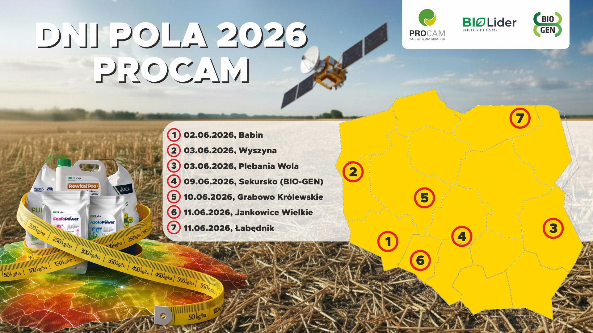 Dni Pola PROCAM 2026. Od odmian po rolnictwo 4.0
