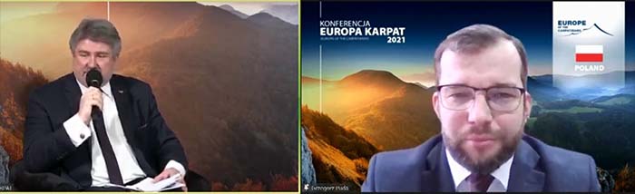 Minister Grzegorz Puda na konferencji „Europa Karpat”