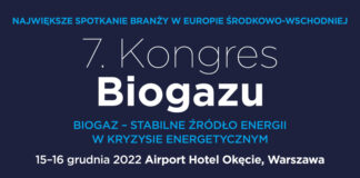 Zapraszamy na siódmy Kongres Biogazu