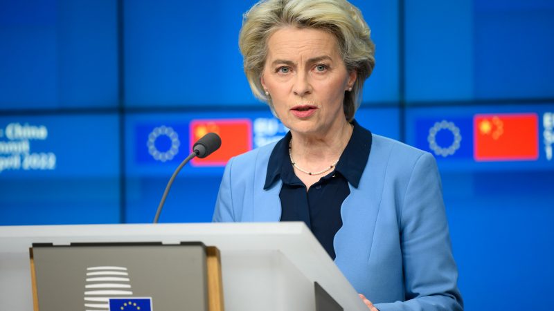 Przewodnicząca Komisji Europejskiej Ursula von der Leyen. / Source: EC - Audiovisual Service [Photographer: Christophe Licoppe]