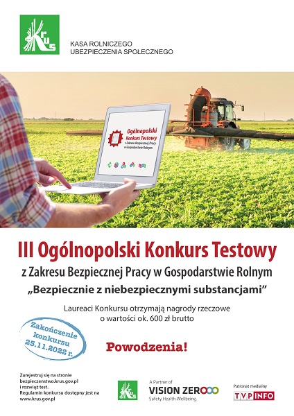 KRUS zaprasza rolników do udziału w konkursie w formule online