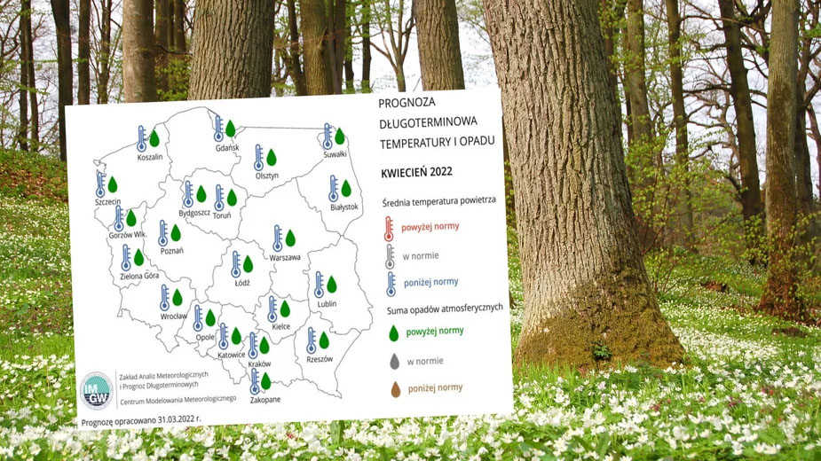 Najnowsze prognoza pogody na kwiecień