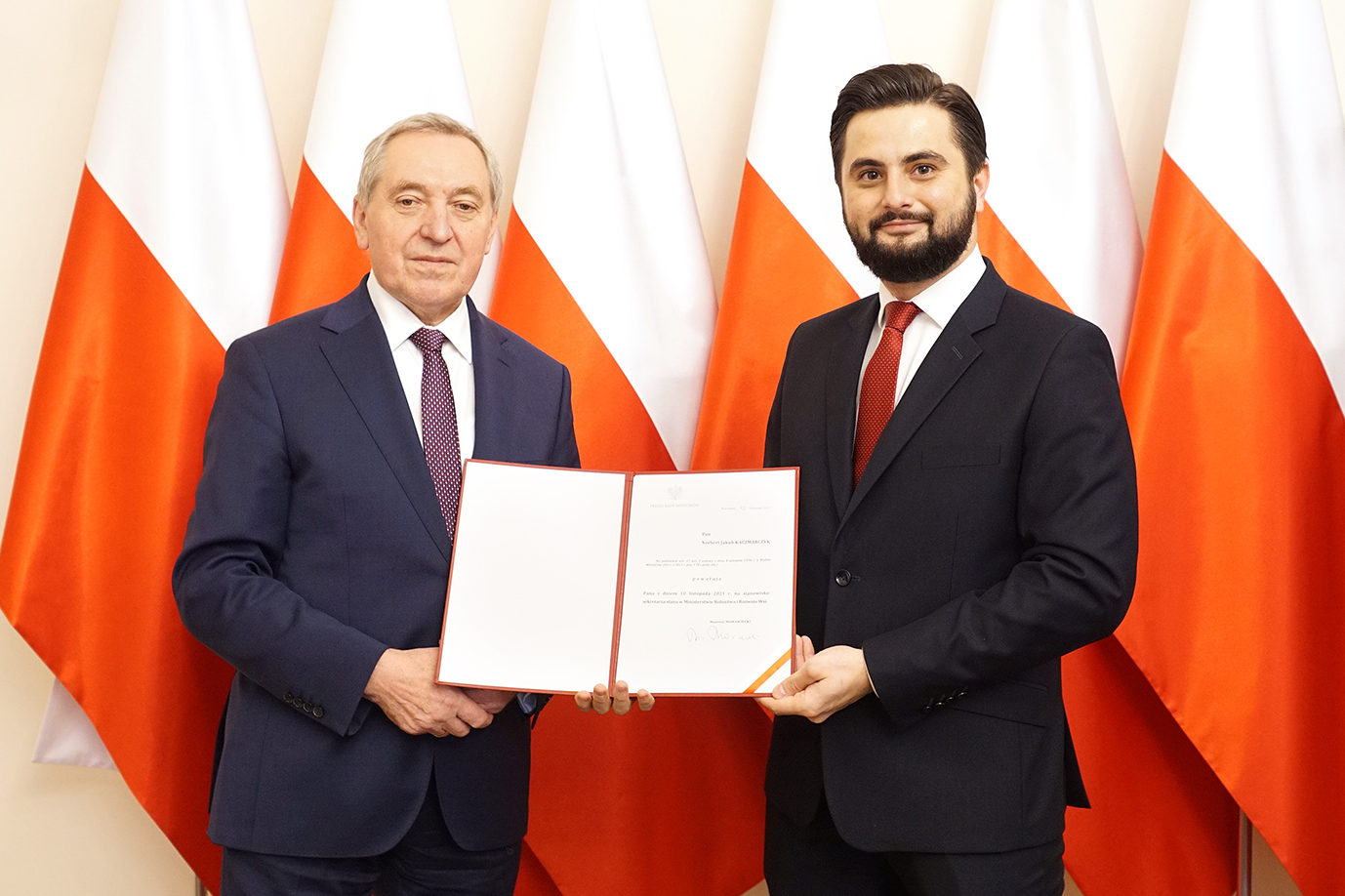 Powołanie Norberta Kaczmarczyka na sekretarza stanu