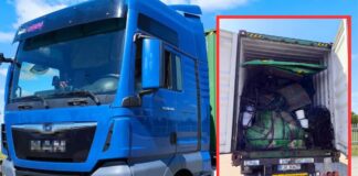 Kombajn w częściach. Nielegalny transport zdemaskowany przez ITD