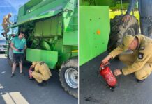 Straż pożarna ruszyła do gospodarstw. Sprawdzają kombajny i gaśnice
