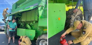 Straż pożarna ruszyła do gospodarstw. Sprawdzają kombajny i gaśnice