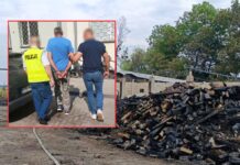 Podpalił gospodarstwo krewnego. Spłonął ciągnik, auta i sprzęt za 850 tys. zł
