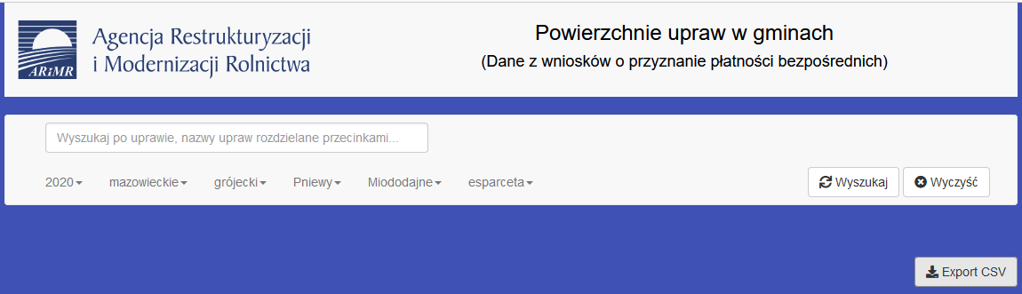 Jakie uprawy występują w Twojej gminie - skorzystaj z nowego narzędzia