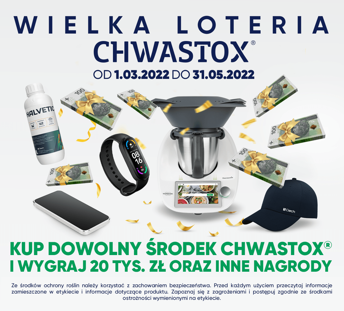 Trwa Wielka Loteria CHWASTOX® 2022. Dwa tysiące nagród od CIECH Sarzyna