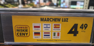 Wroński: Markety omijają flagi przy warzywach. „Klient jest wprowadzany w błąd”