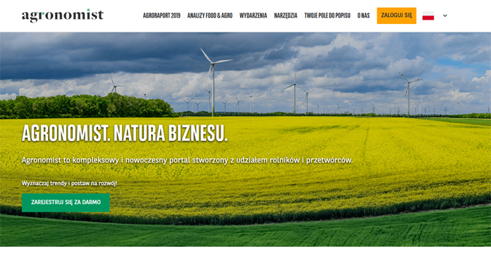 Agronomist.pl ma już dwa lata. Bank BNP Paribas stale rozwija swoją platformę dla sektora Food&Agri
