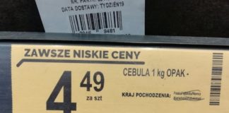 Ponad 60 mln zł kary dla Biedronki za błędne oznaczanie pochodzenia owoców i warzyw