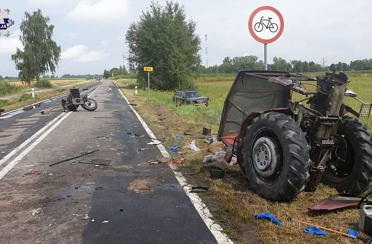 Groźny wypadek: Ursusem wymusił pierwszeństwo!