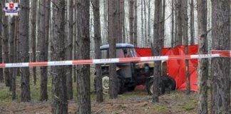 Ciągnik przygniótł mężczyznę do drzewa. Zwłoki odkrył grzybiarz