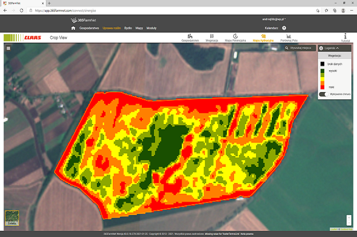 CLAAS Crop View - obejrzyj swoje pola z góry!