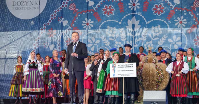 wyrównanie dopłat, Janusz Wojciechowski, Komisja Europejska, Andrzej Duda, rolnicy, Dożynki Prezydenckie