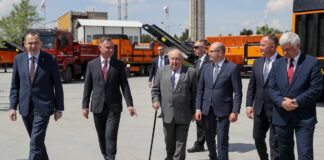 Prezydent z wizytą w zakładzie Pronar