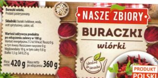 Szkło w buraczkach. GIS wydał ostrzeżenie