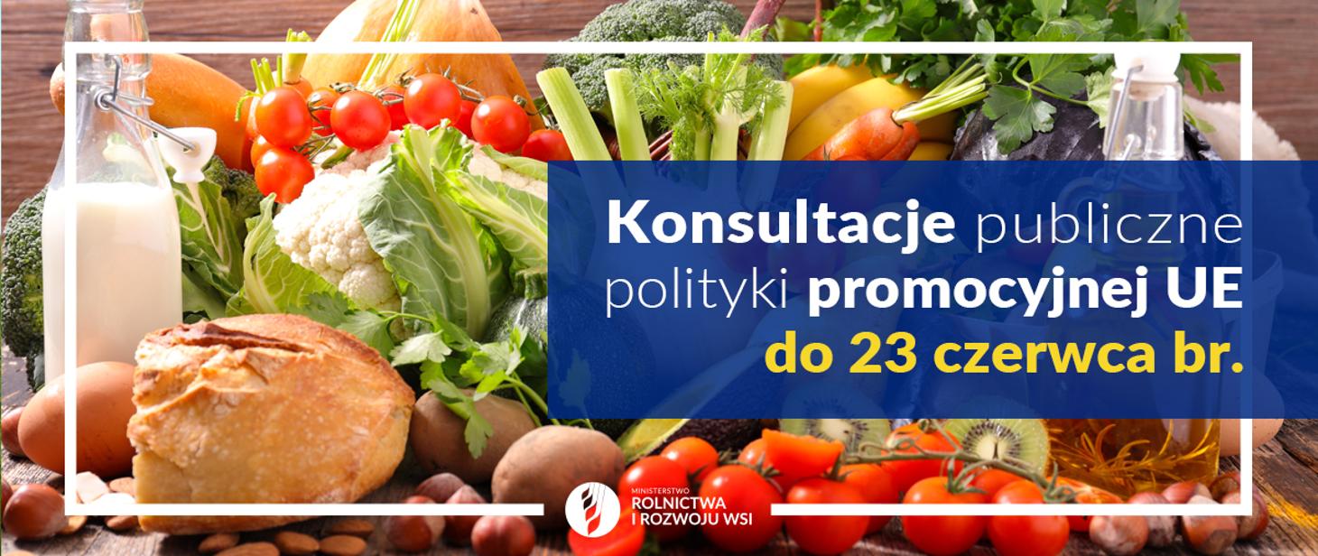 Konsultacje publiczne polityki promocyjnej Unii Europejskiej